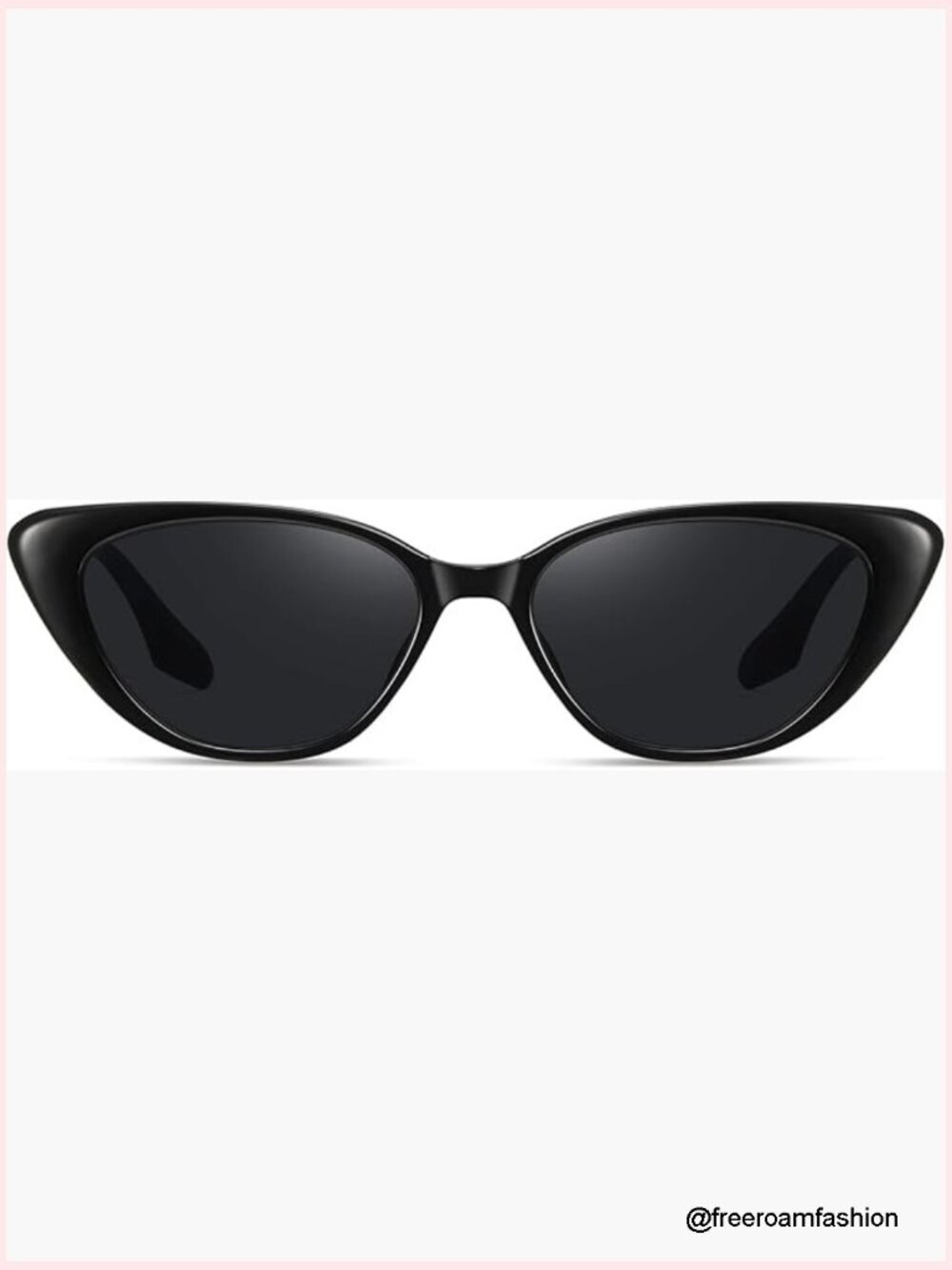 Retro Vintage Narrow Cat Eye Sunglasses Small Chic Trendy UV400 Party Driving